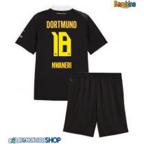Maglie da calcio Borussia Dortmund Ethan Nwaneri #18 Seconda Maglia Bambino 2026-27 Manica Corta + Pantaloni corti)
